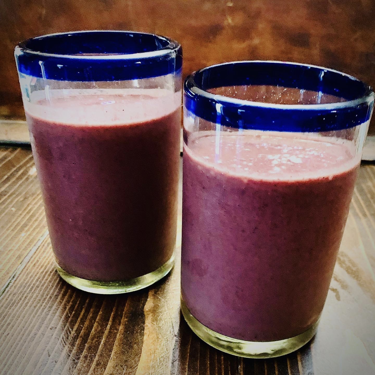 2 Purple smoothies